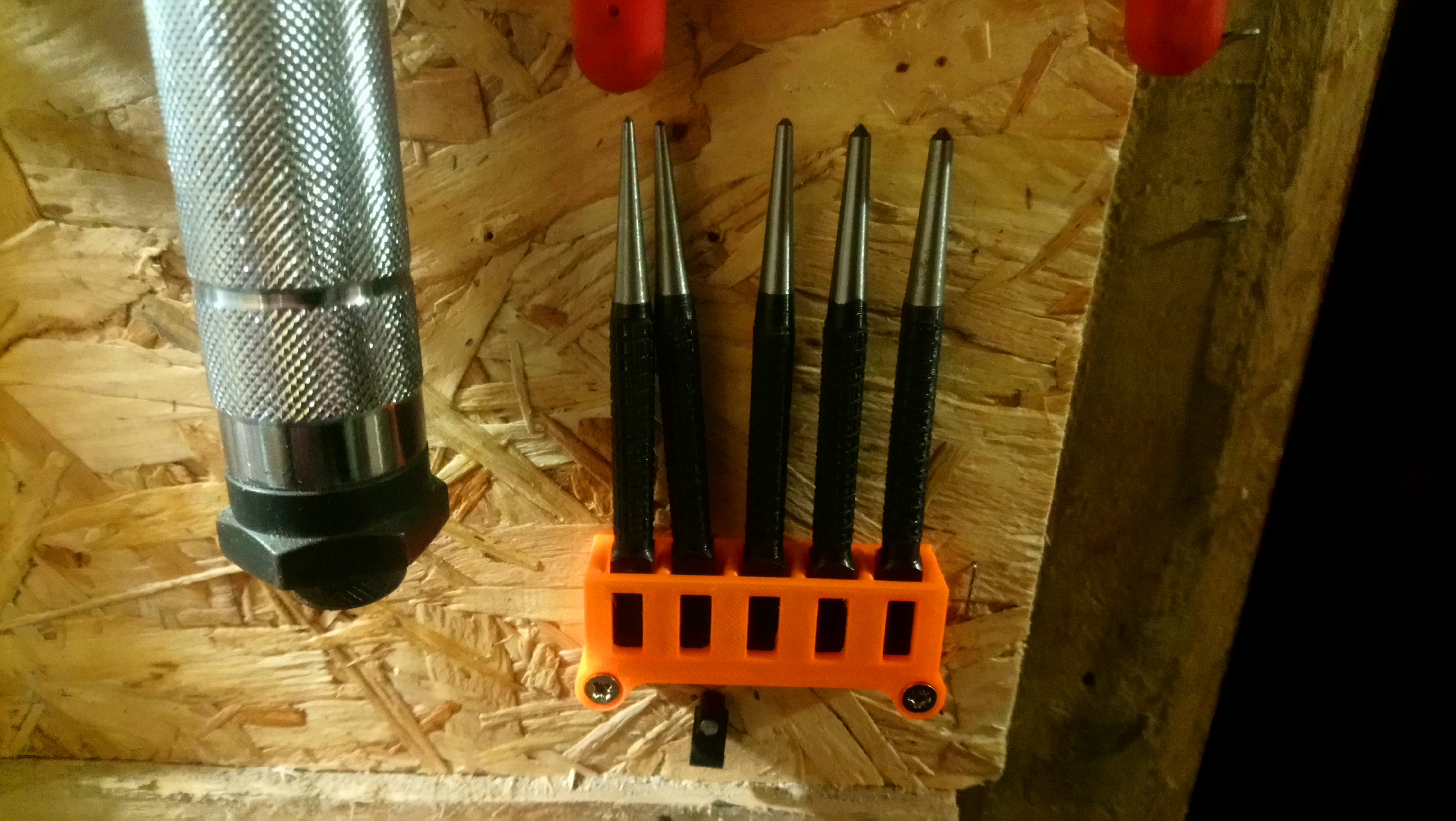 5pc Centre Punch Set Holder