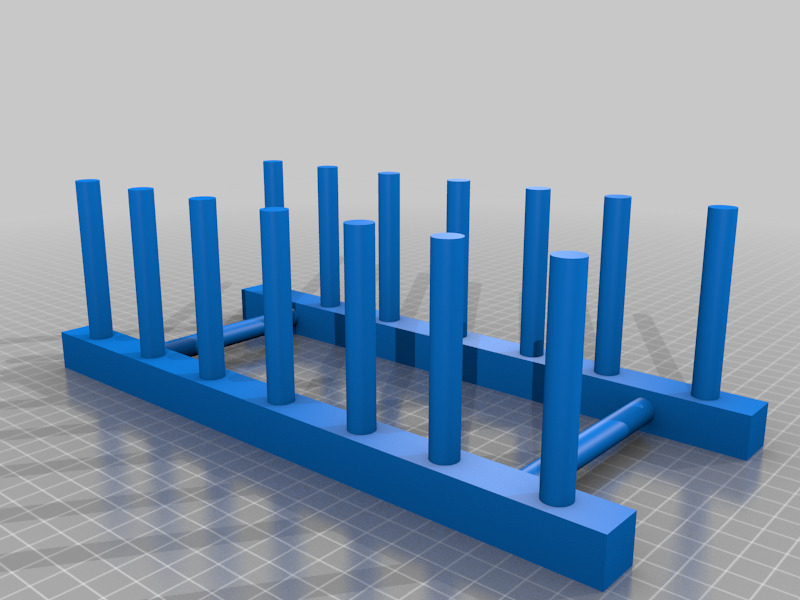 Tablet storage rack for 3D print