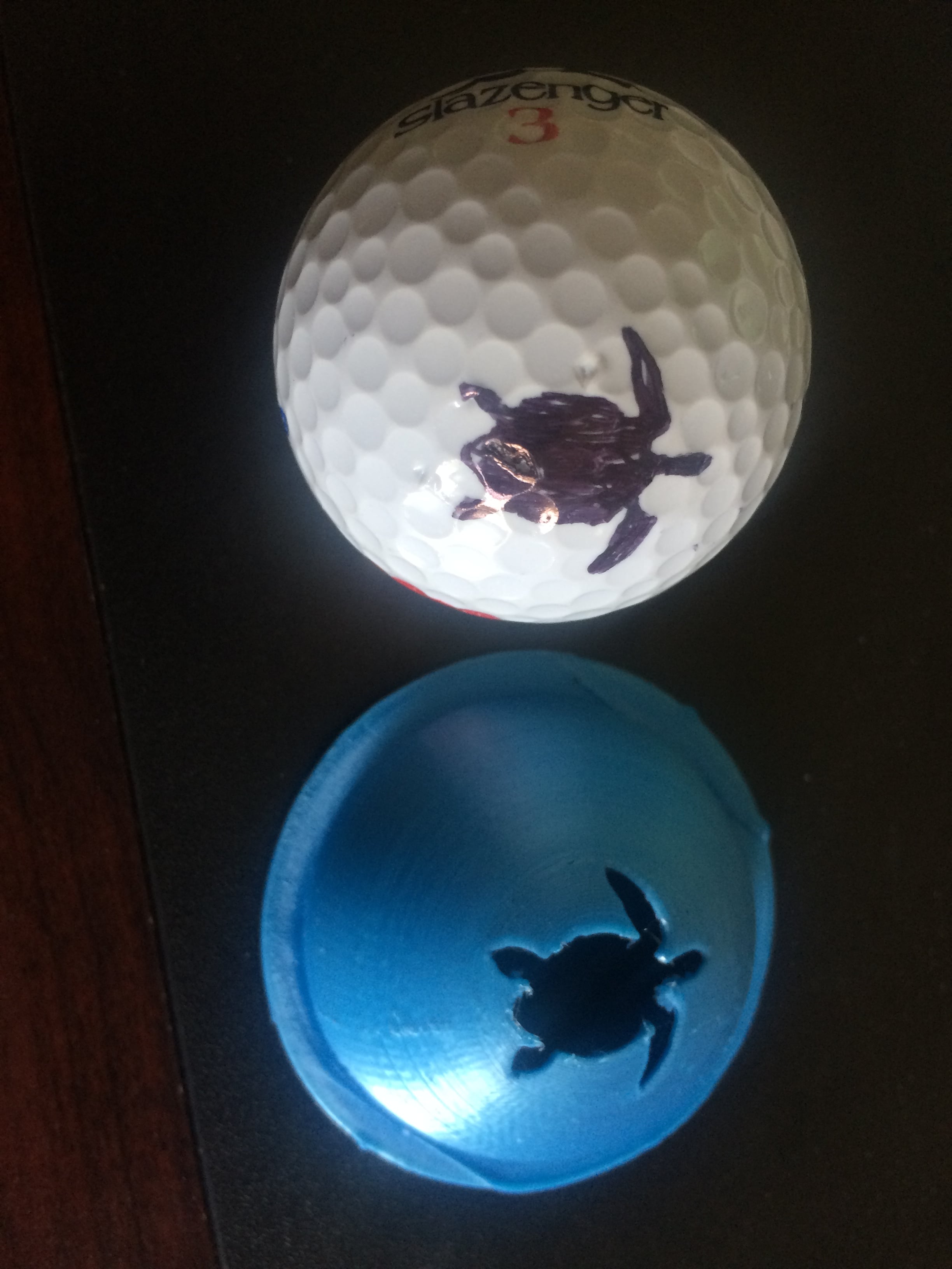 Customize-able Golf Ball Marking Stencil