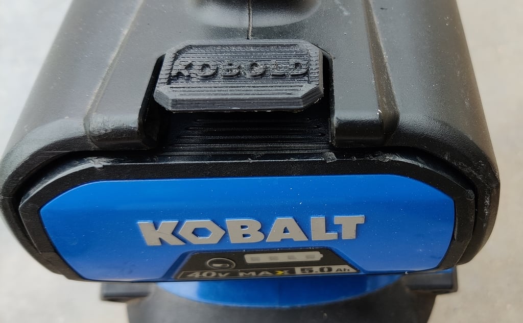 Kobalt 40v battery latch