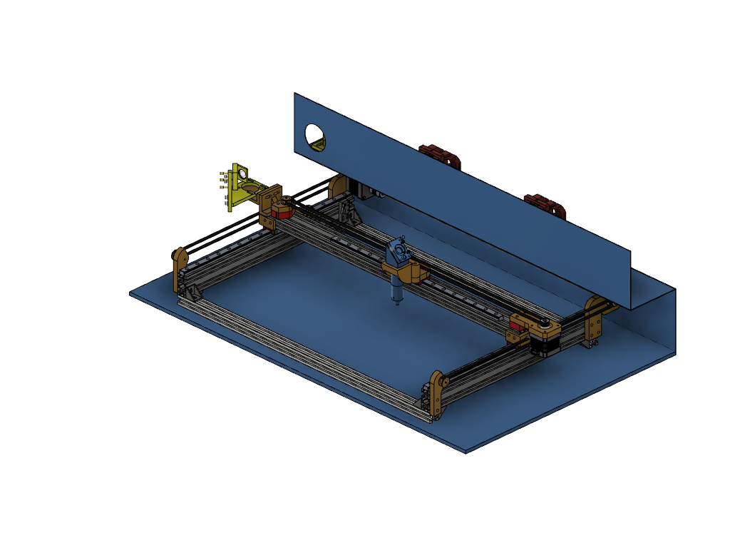 Laser k40 update con guide lineari mgn12