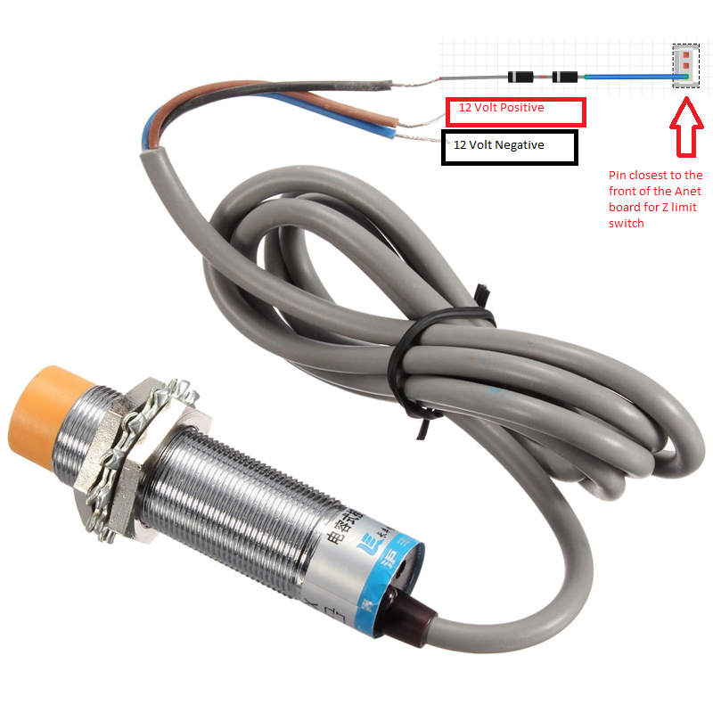 Capacitive Sensor Schematic for Anet A8