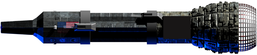 DS-99 USS San Jacinto 3D Model