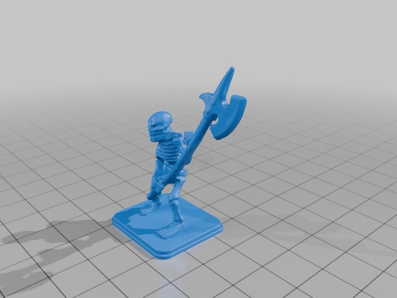 Heroquest Skeleton - Halberd