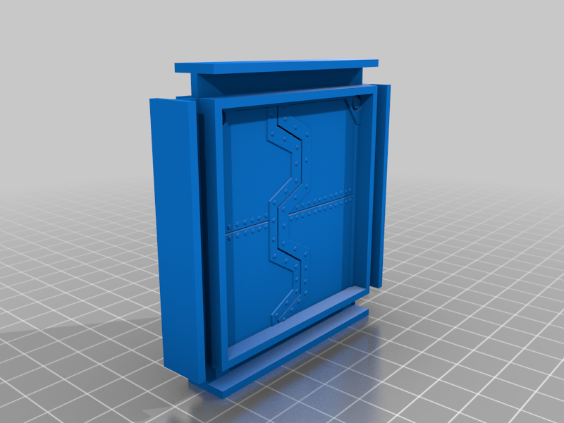 Bulkhead Terrain for Foamcore Wargaming Terrain Remix 7