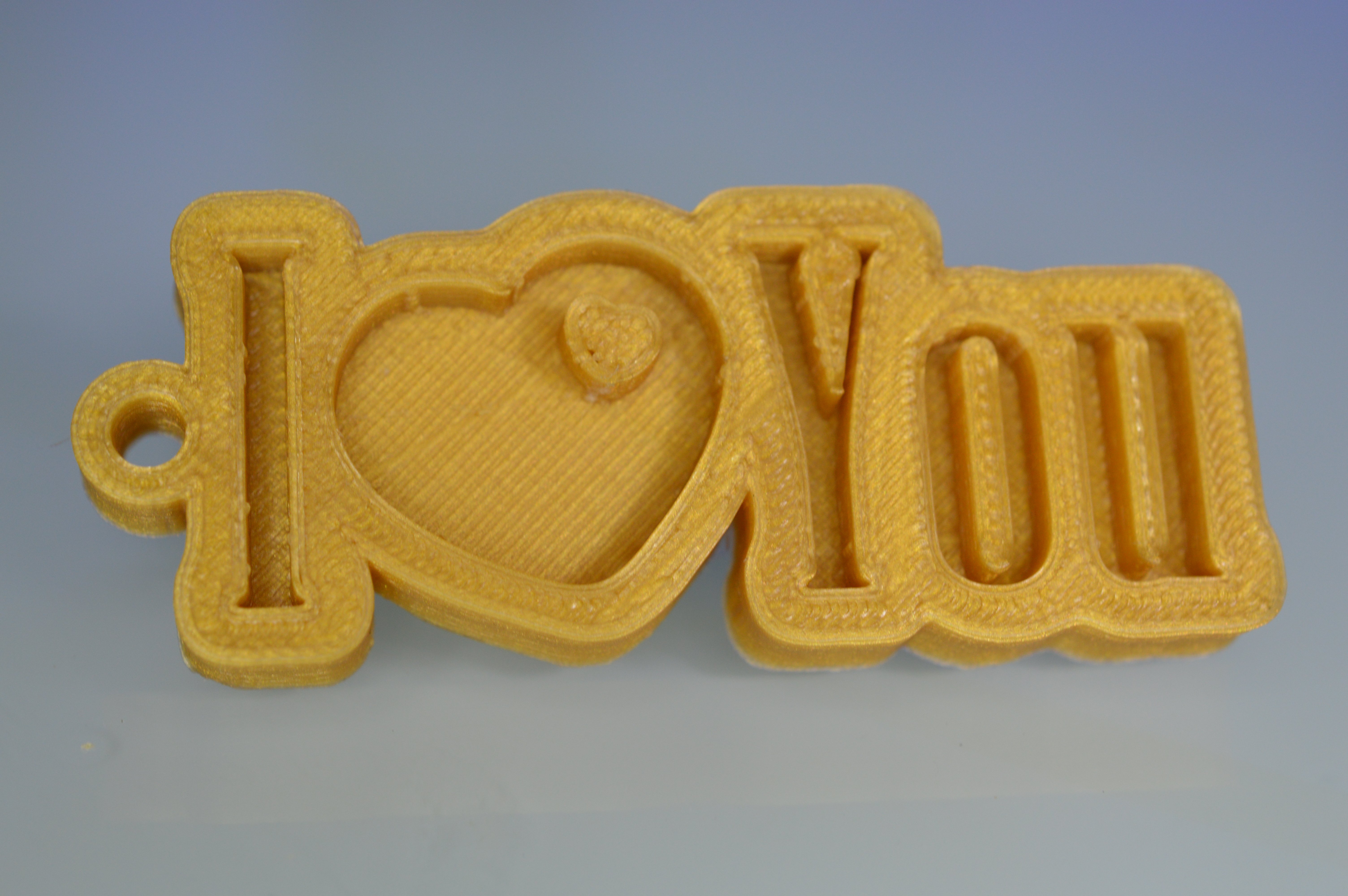 Special Valentine's Day I_Love_You Keychain Hanger