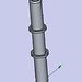 Fuel Line Connector – 8mm Hose Barb Coupler 3D model
