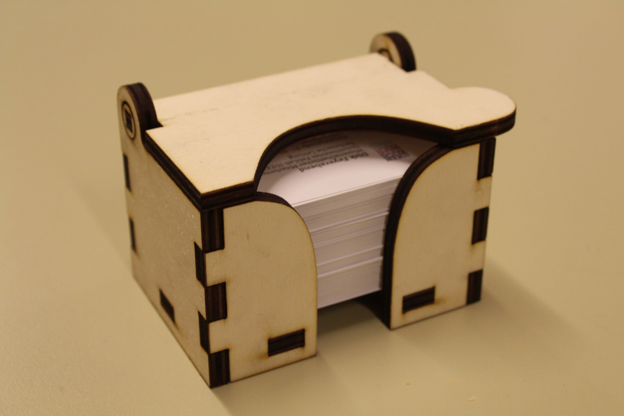 lasercut  business card box