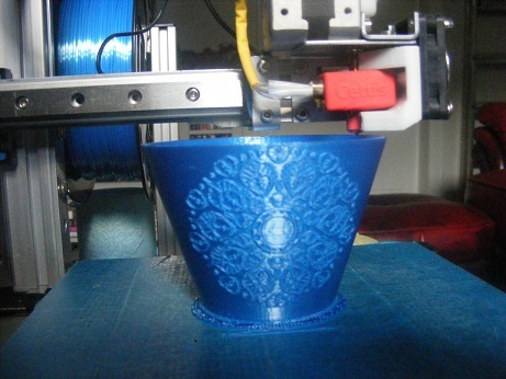 steampunk vase, ns printed