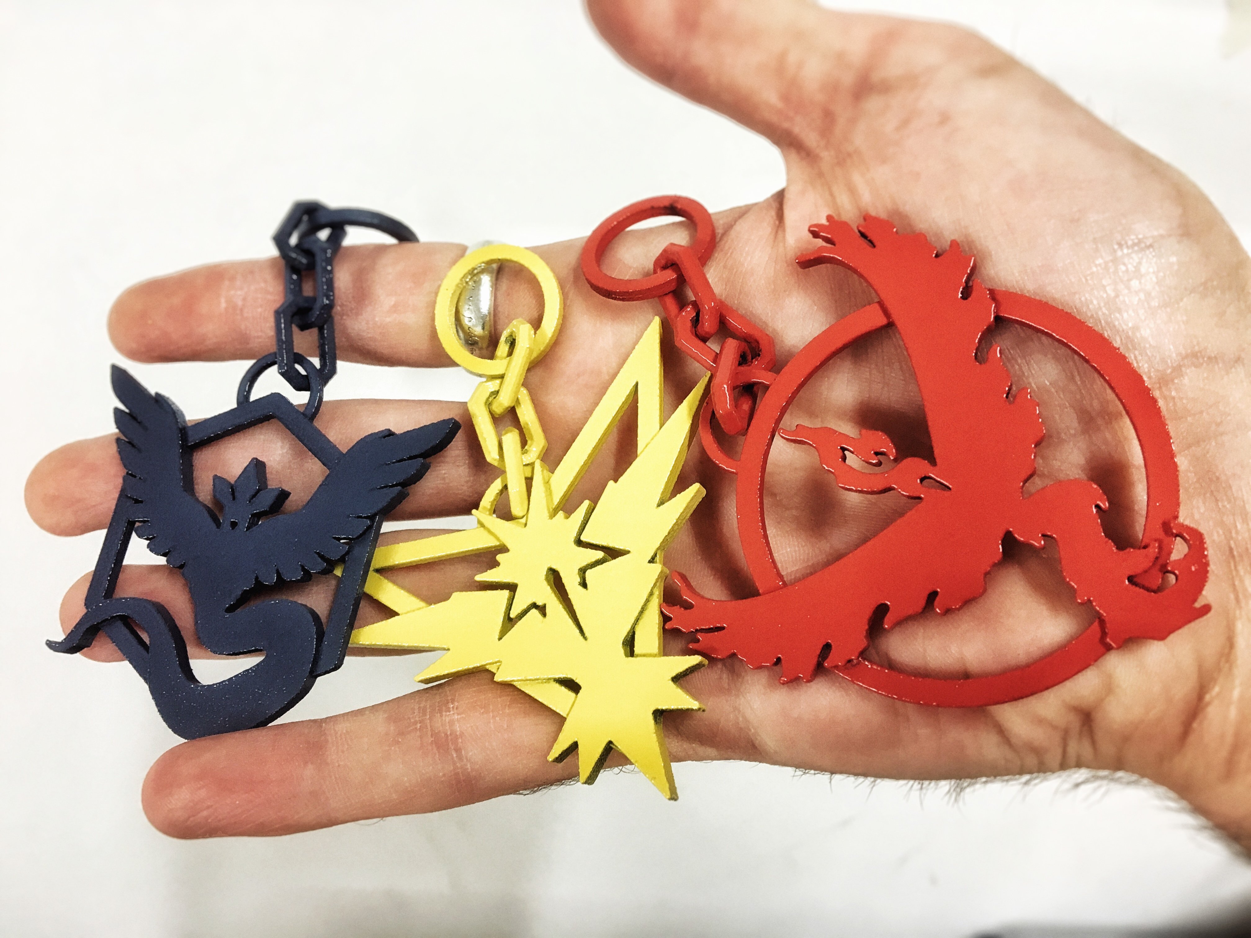 Pokemon Go Teams logo keyrings SLS REMIX