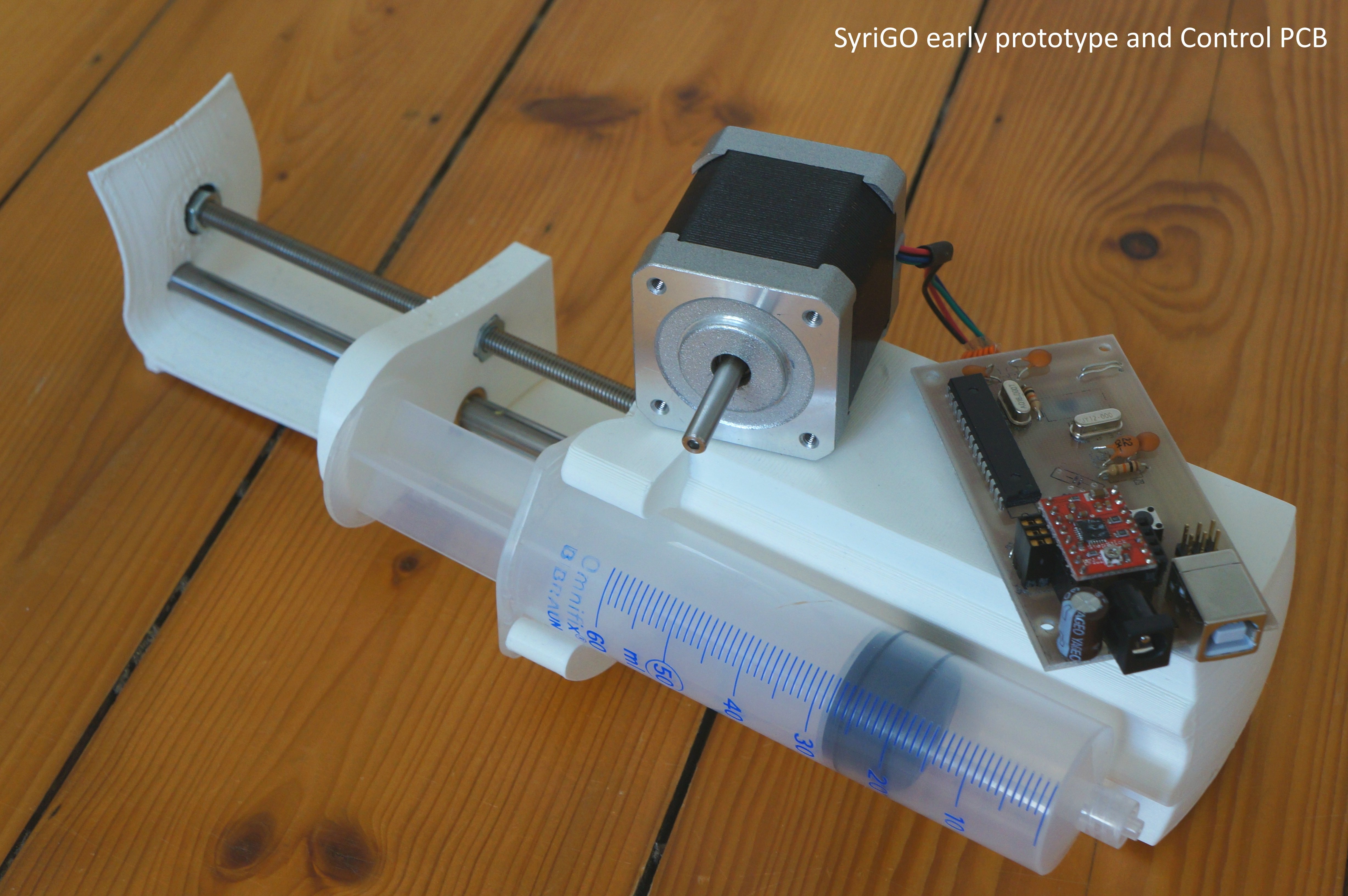 SyriGo - Open Hardware Programmable Syringe Pump