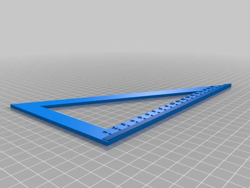 Centimeter Triangular Ruler