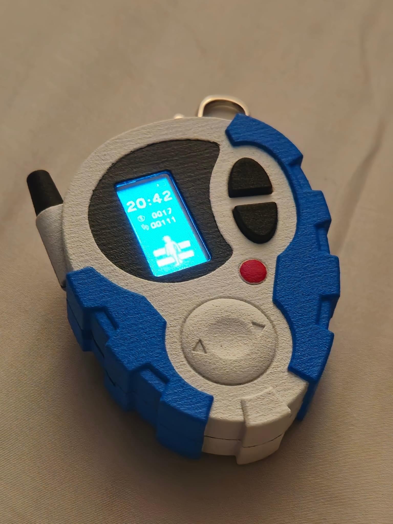 Digimon Vital Bracelet BE Shell MOD (D-3) keychain ver by jyoshi1909