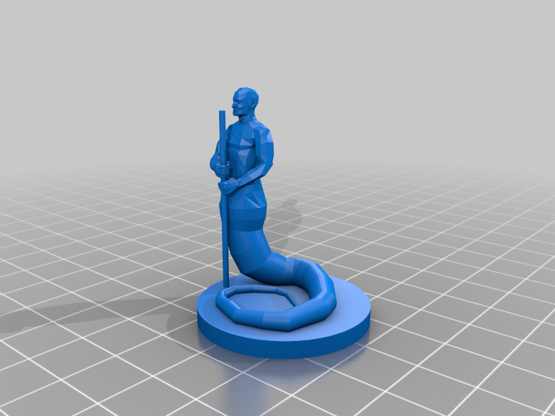 Sagothuss, Snake Elder – snake hybrid monk tabletop miniature rpg / d&d