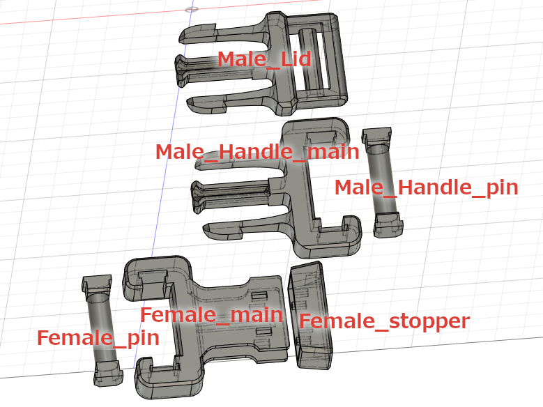 Buckles for Ortlieb bag V3