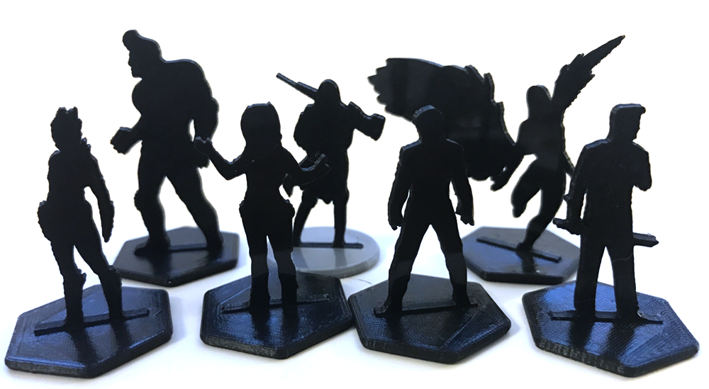 Scifi Silhouette Minis (Biomorphs)