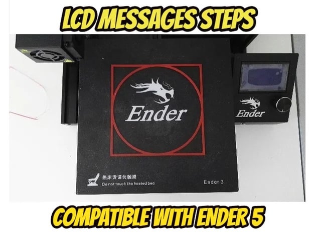 Ender 35 Bed Leveling Gcode Test Print Lcd Steps Update 281119