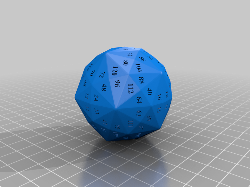 50 mm polyhedral dice
