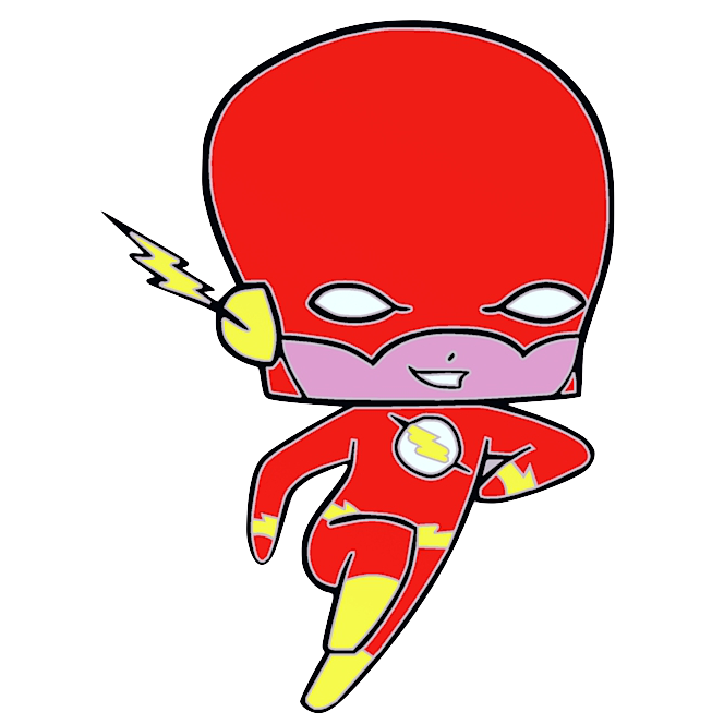 Badge chibi Flash