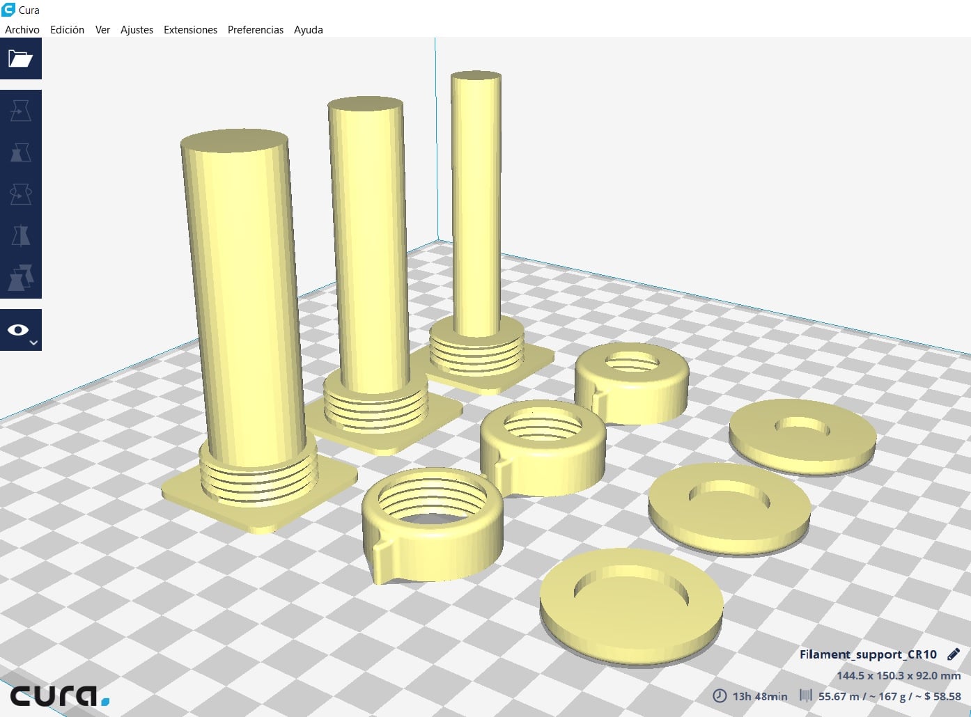 Creality CR10 Spool Holder