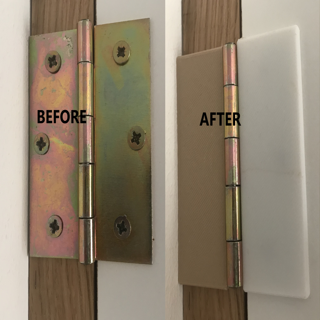 clip-on hinge covers for simple hinges