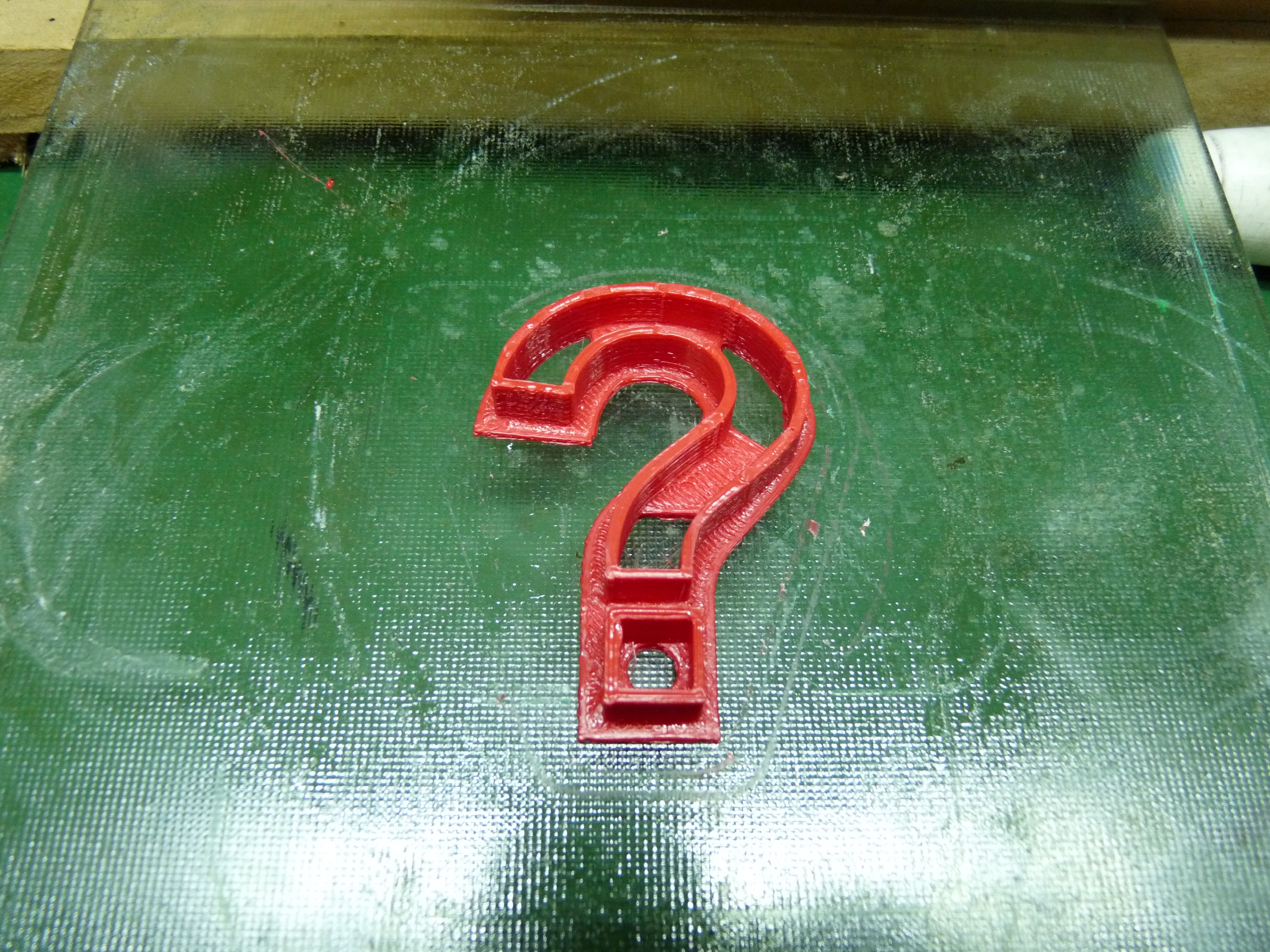 Question mark cutter