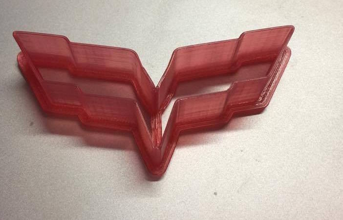Corvete Logo Cookie Cutter