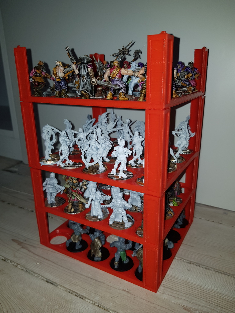 Storage for miniatures, 25mm and 32mm