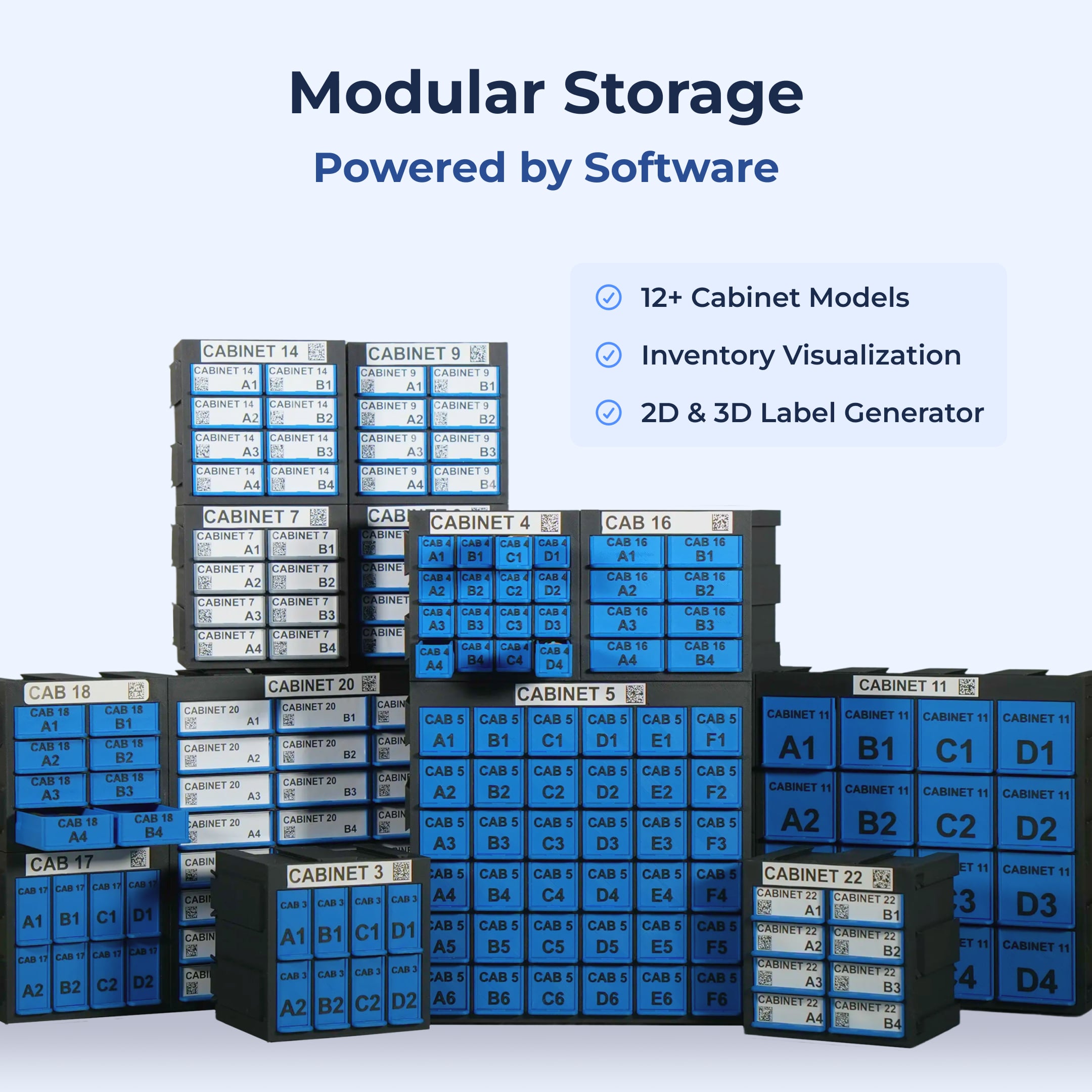 Modular Storage Cabinets by BOM-Trace
