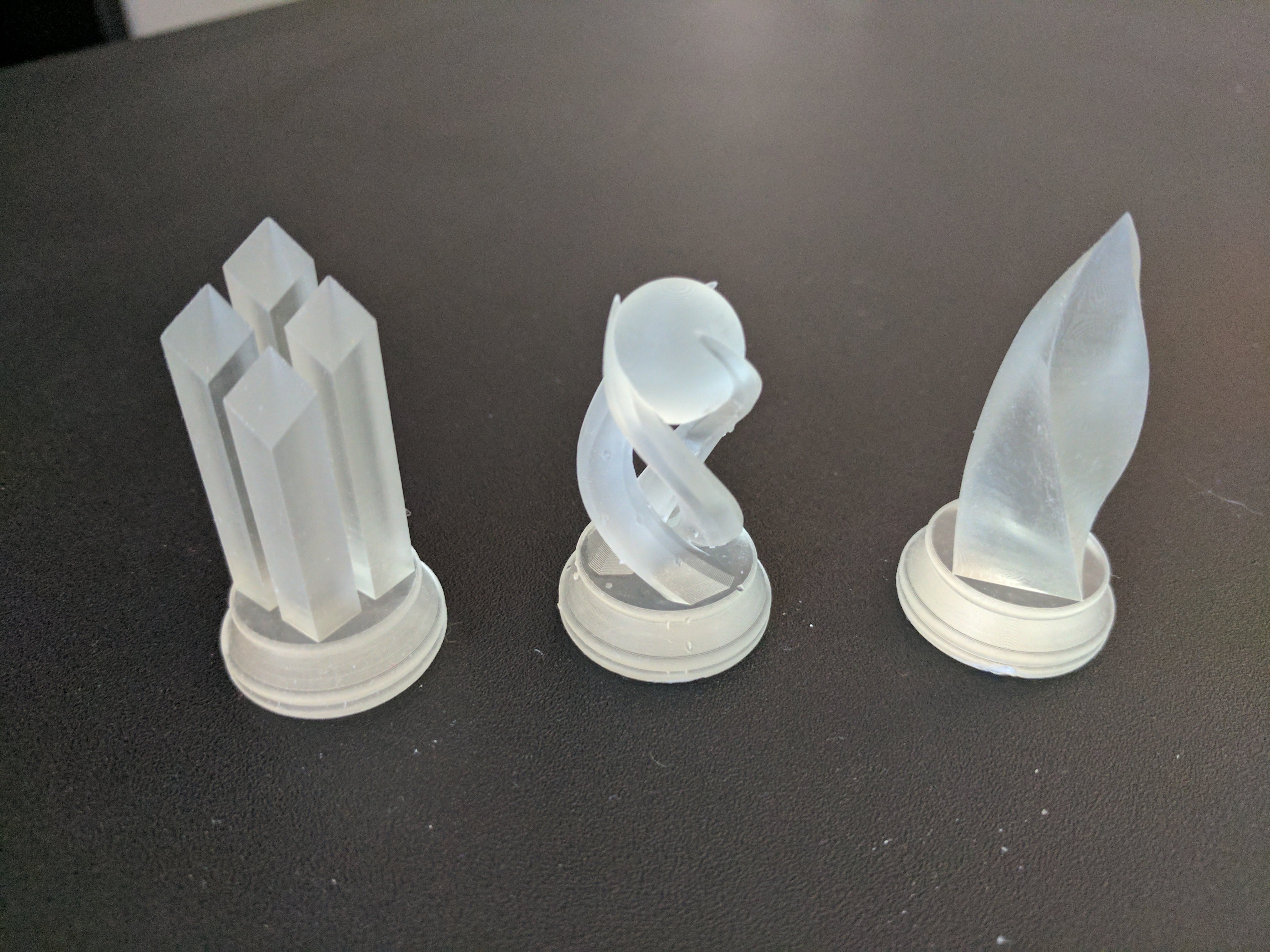 Crystal Chess Set - SLA 3D Printing