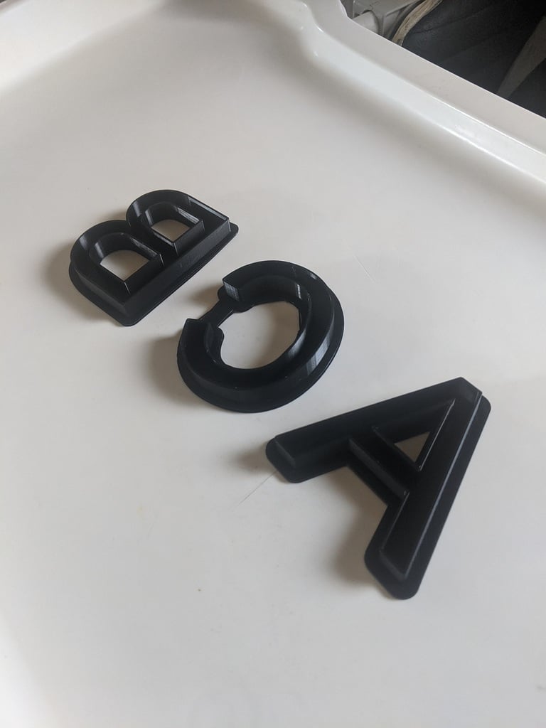 Alphabet Letter Cookie Cutters