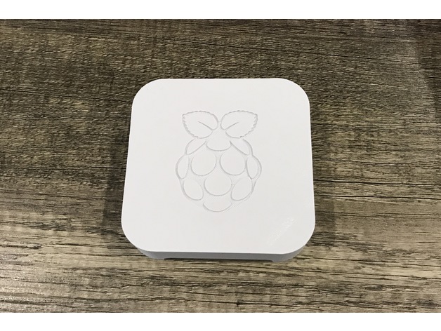 Raspberry Pi 3 Model B Media Center Case with Logo