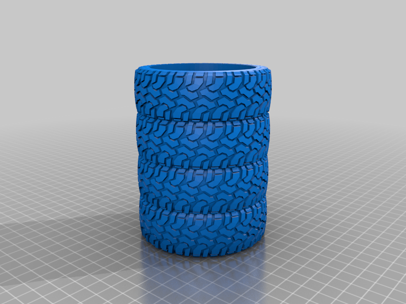 Mud Tire Pen Holder