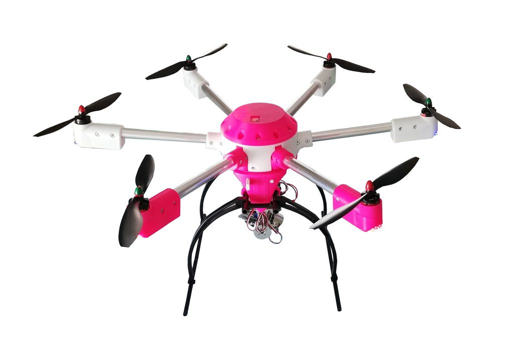 GorHex 3D Printed Foldable Hexacopter Drone UAV