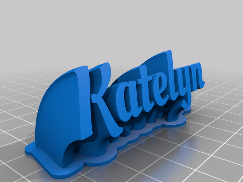 Katelyn Sweeping name plate