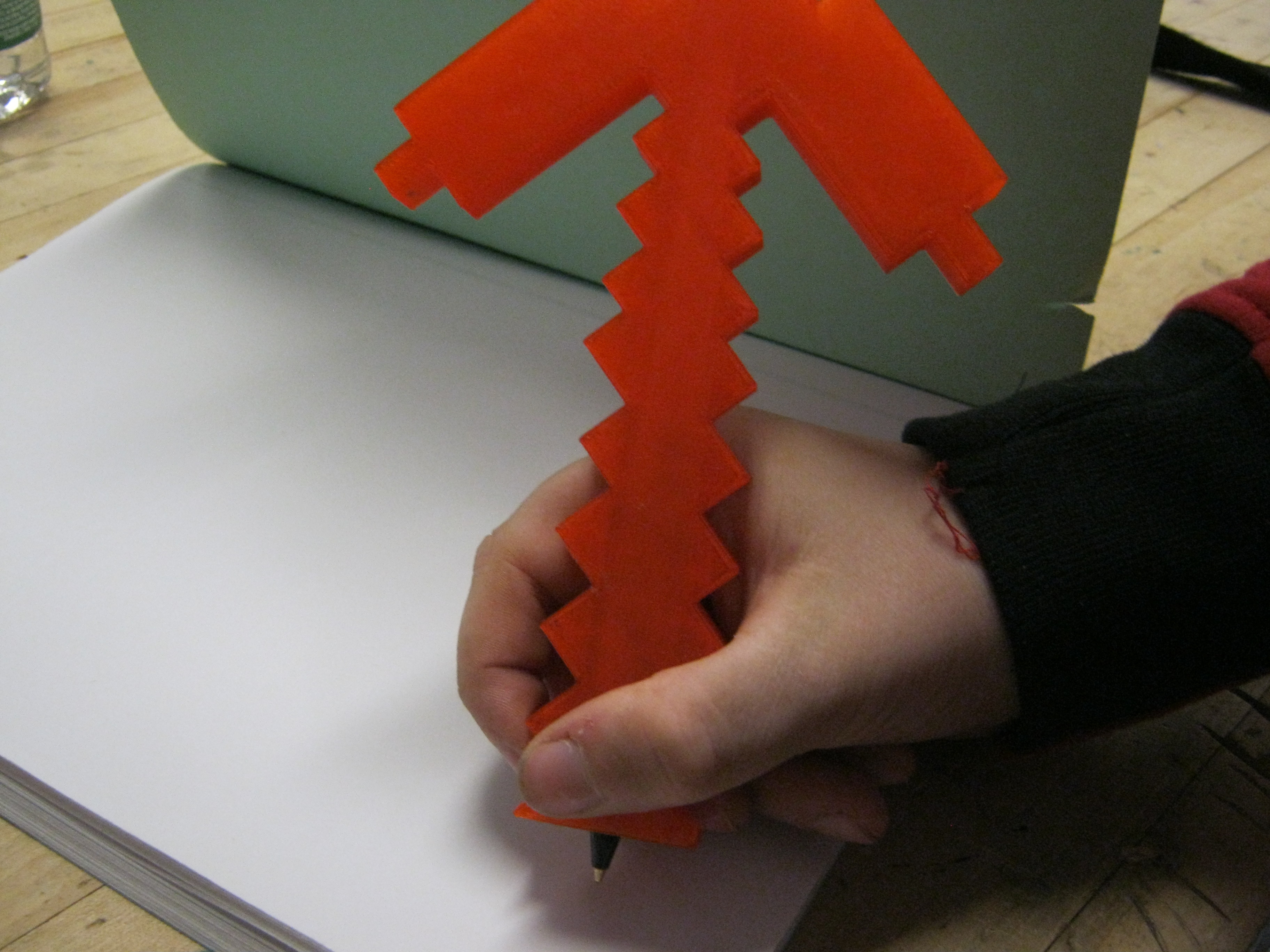 Minecraft Pickaxe pen