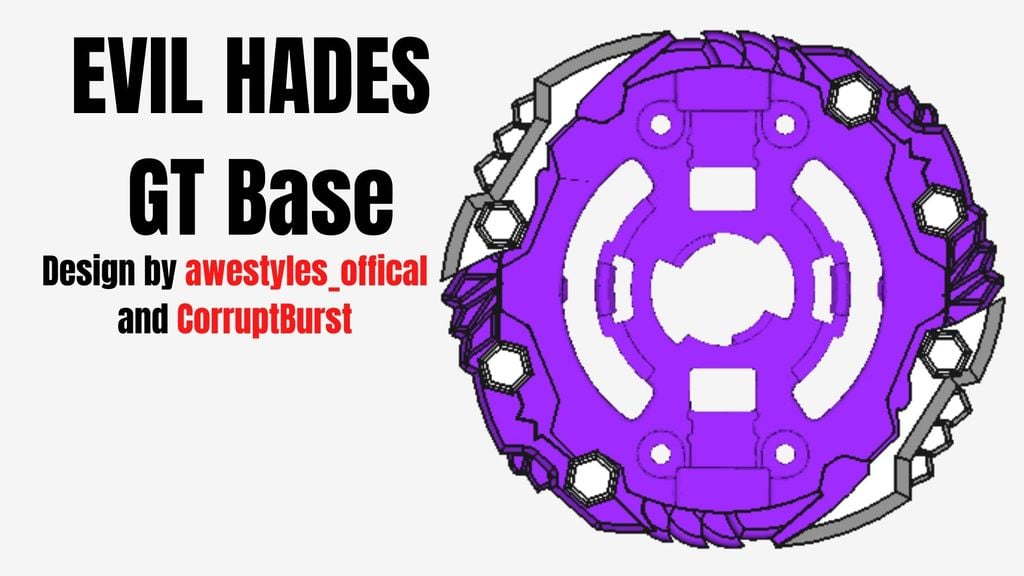 Beyblade Burst GT Base "Evil" (Hades)