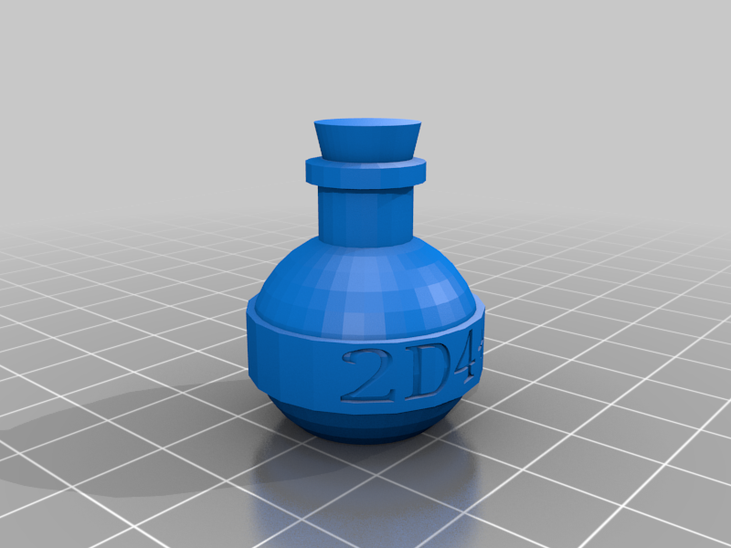 Dungeons and Dragons 3D Health potion