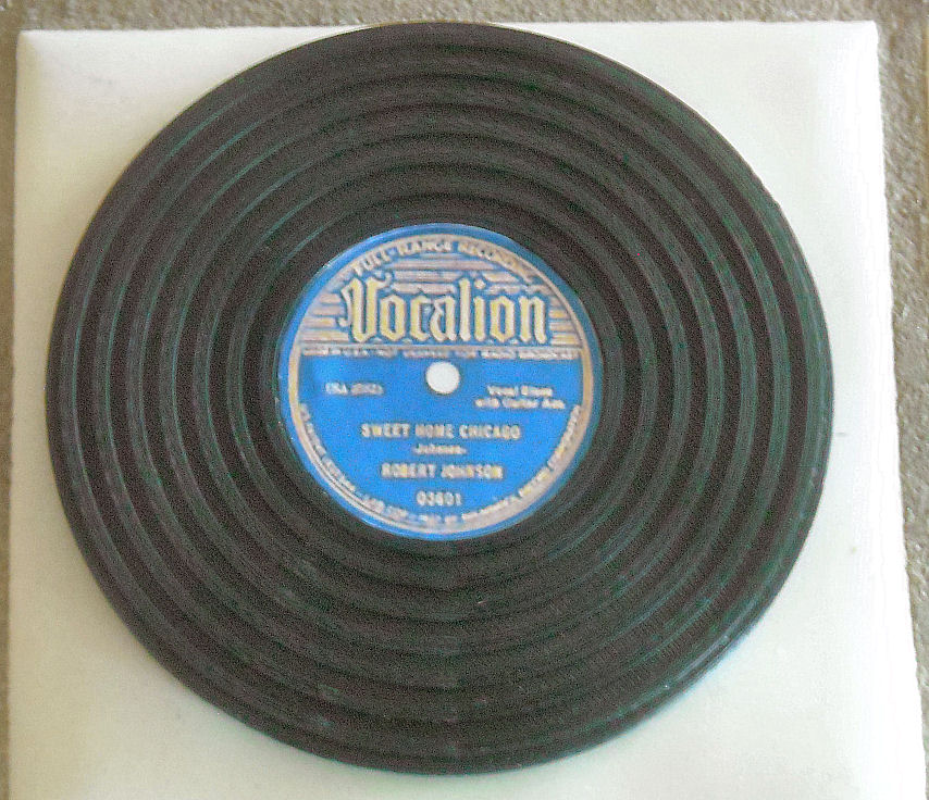 Generic record platter coaster