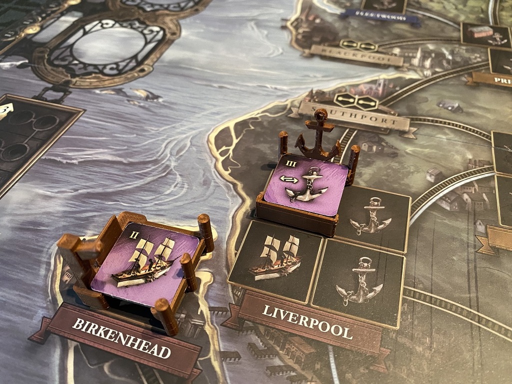Port and shipyard for Brass Lancashire