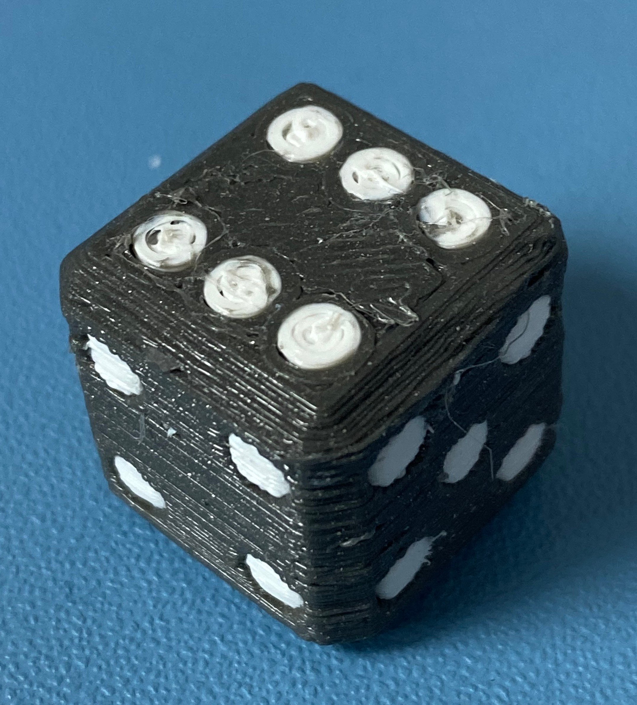 Simple two colour dice