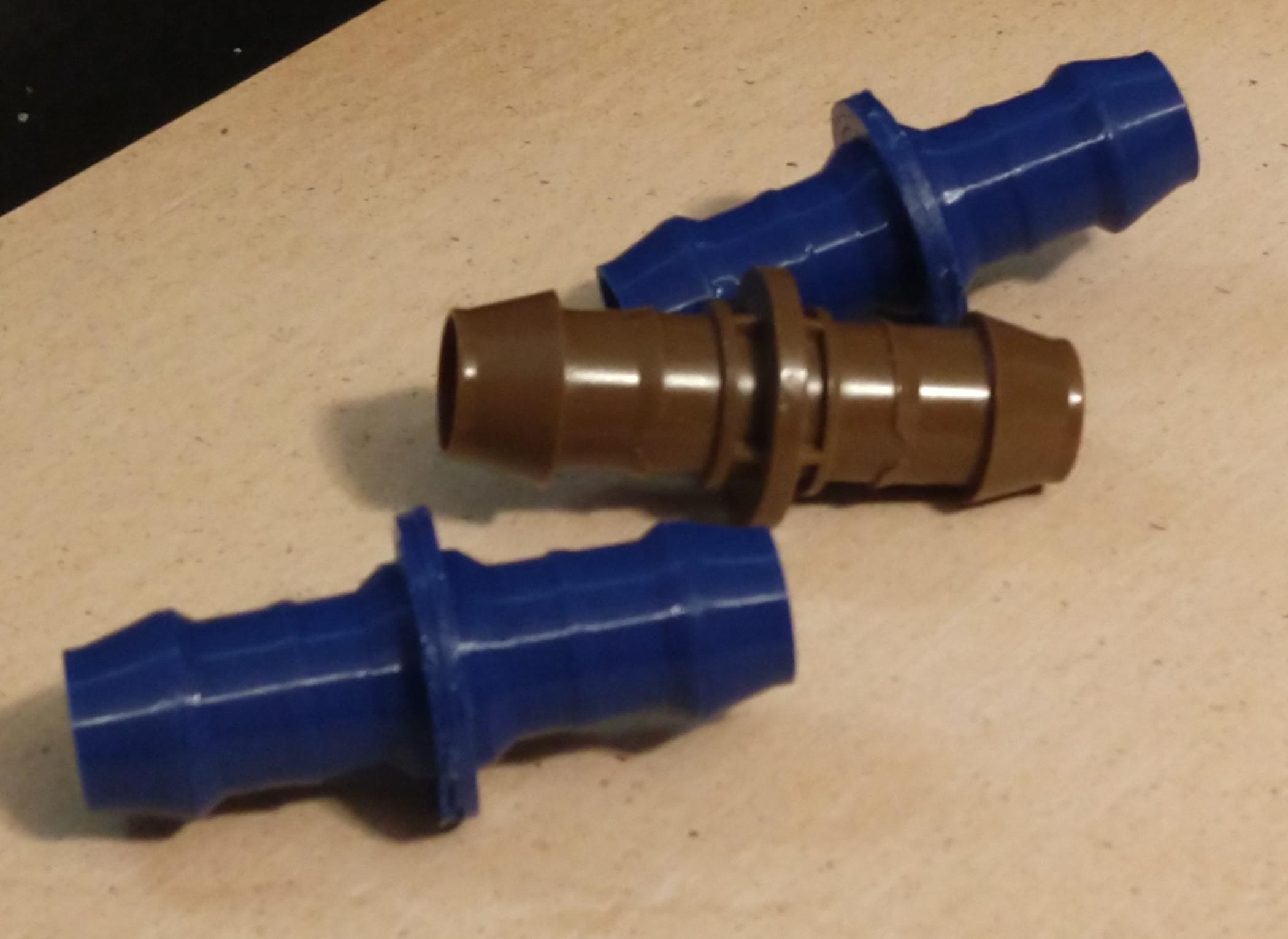 Rainbird connectors for 1/2" ID hose
