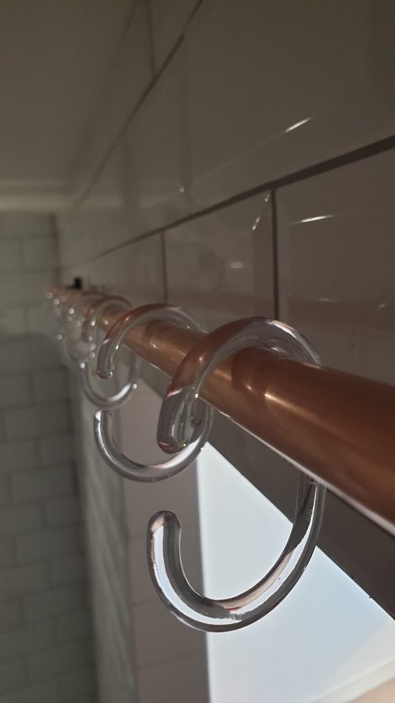 Cheap Shower Curtain Rail Brackets with end plugs
