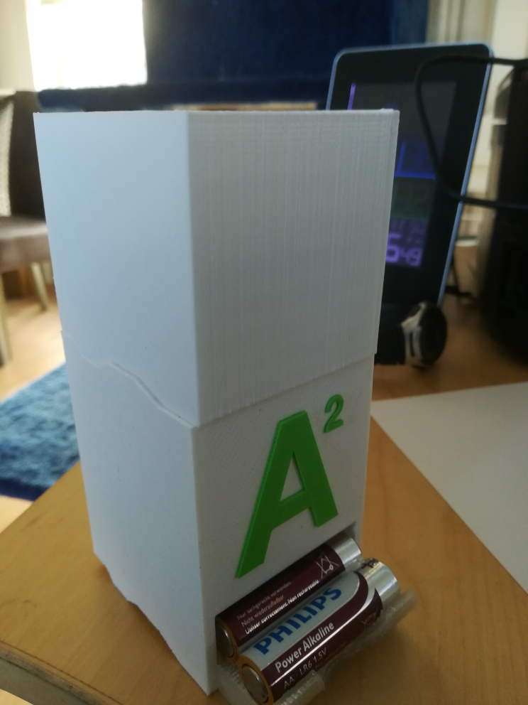Battery stackable dispencer extender AA