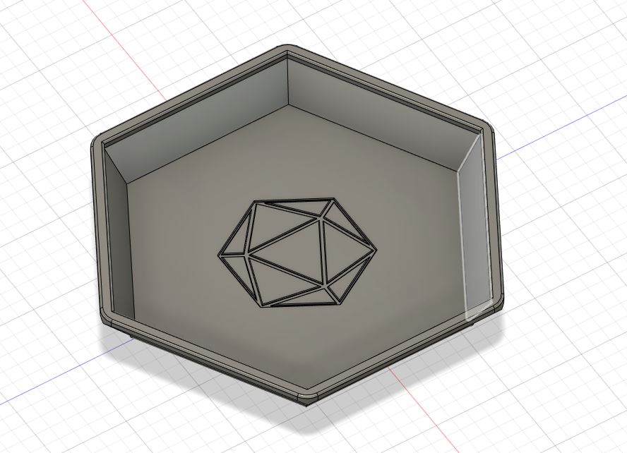 D20 Dice Tray