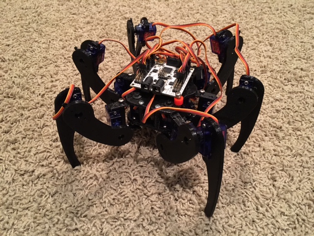 Hexapod with 12g servos