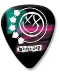 Blink 182 guitar pick