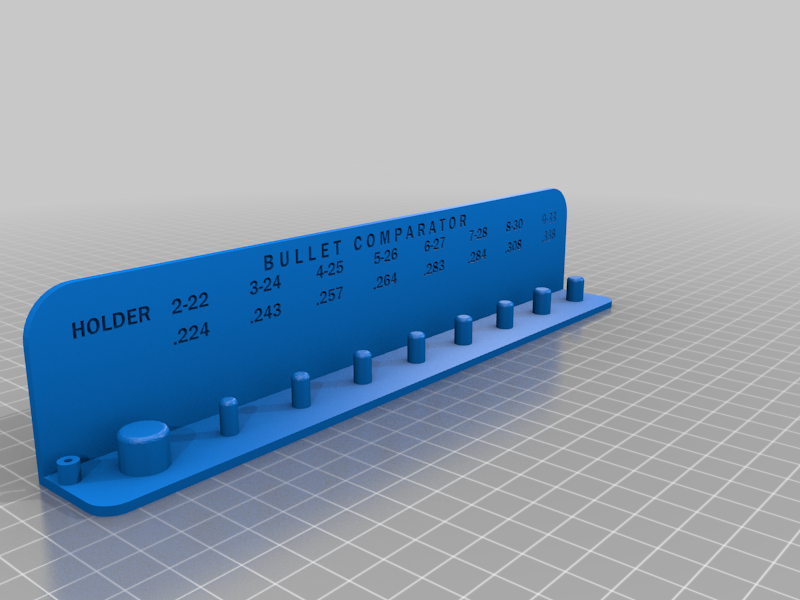 Hornady Bullet Comparator rack +338