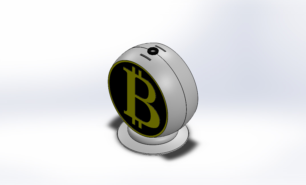 Bitcoin, Bank, Lamp