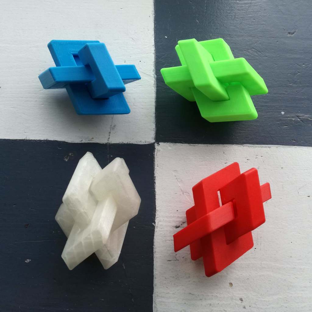 Twisted knot puzzle
